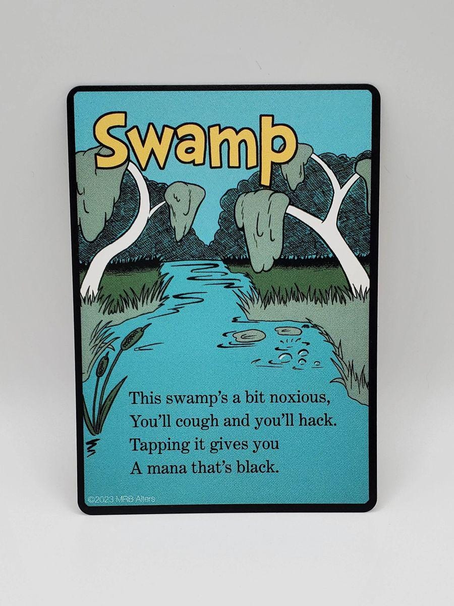 Best Value! Whimsical Basic Lands Draft Set for MTG