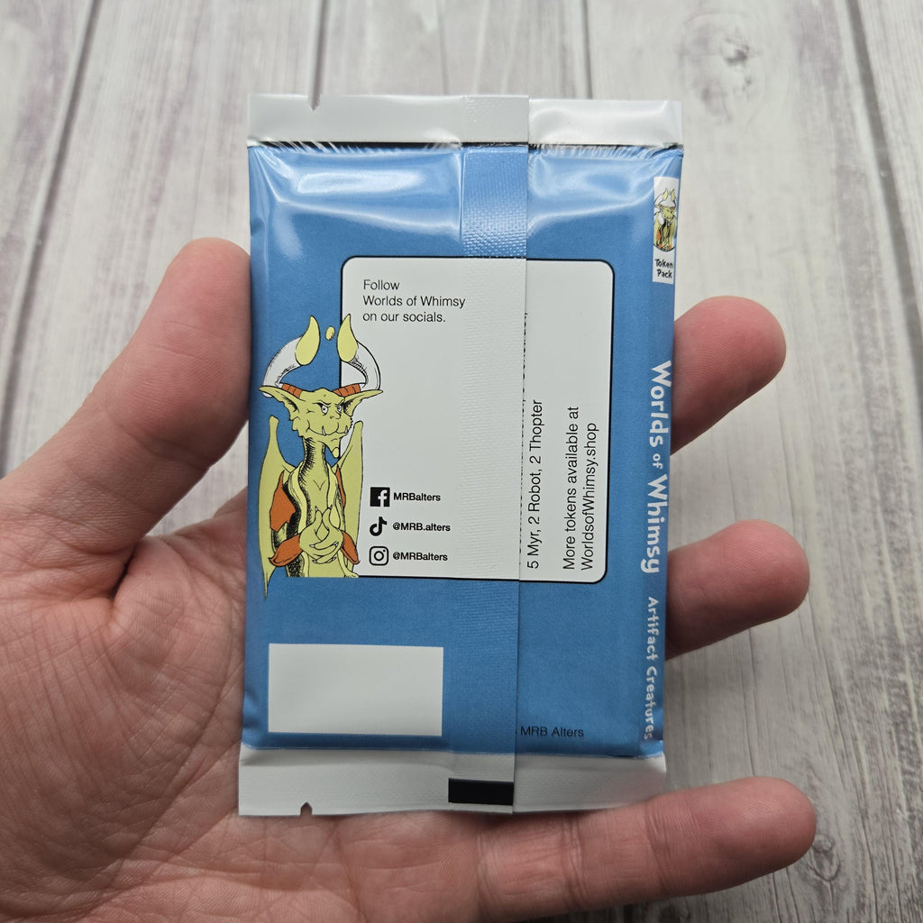 Whimsical Artifact Creature Booster Pack - Tokens for MTG