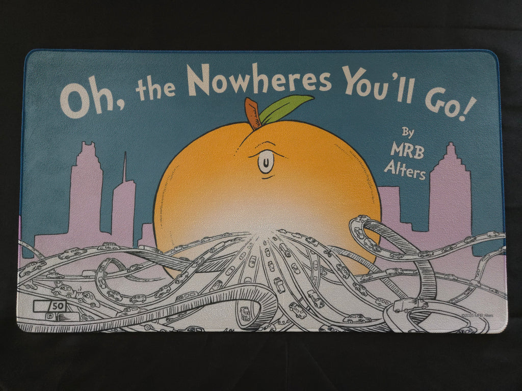 "Oh, the Nowheres You'll Go!" Whimsical Atlantakul Playmat