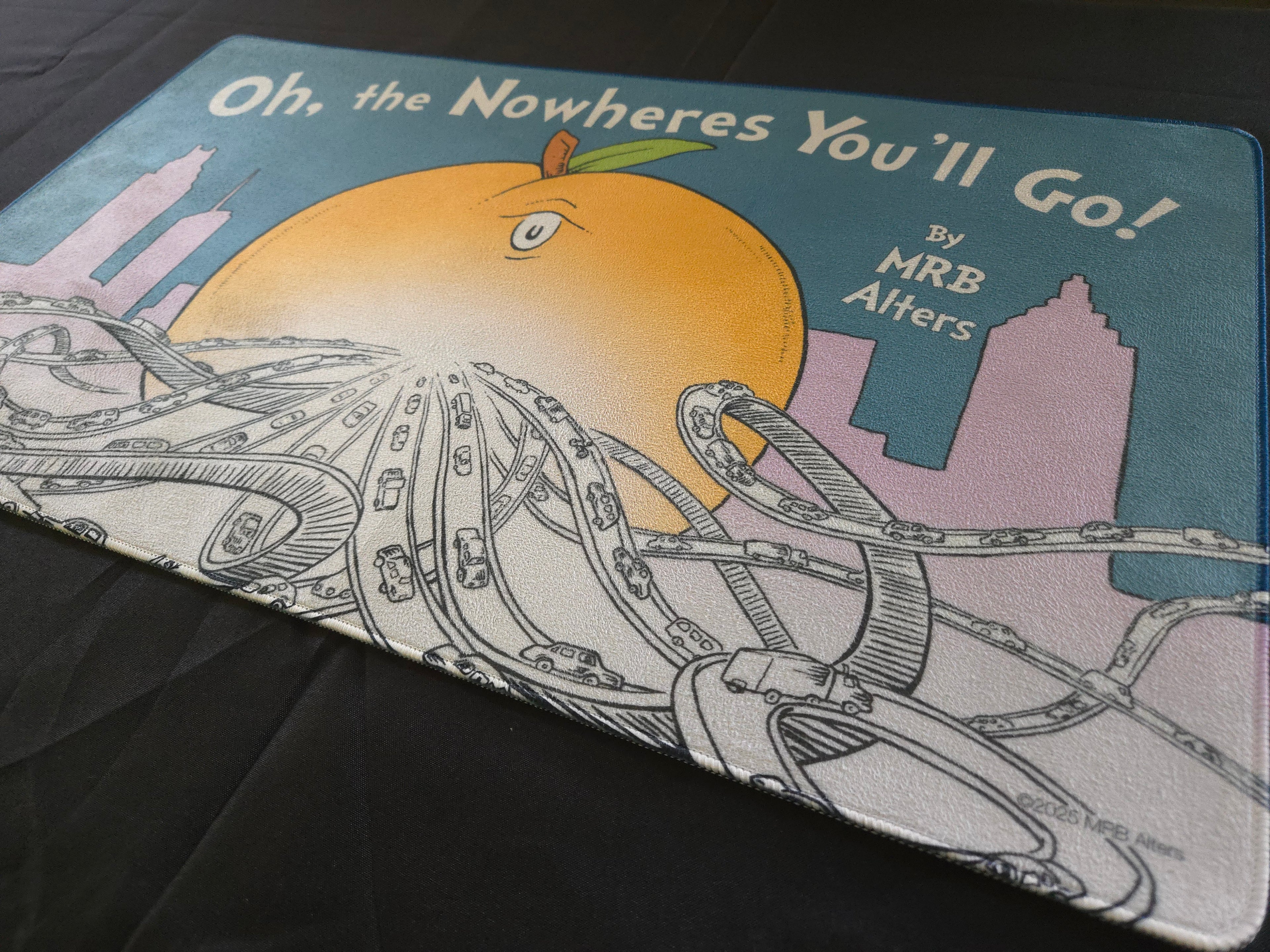 "Oh, the Nowheres You'll Go!" Whimsical Atlantakul Playmat