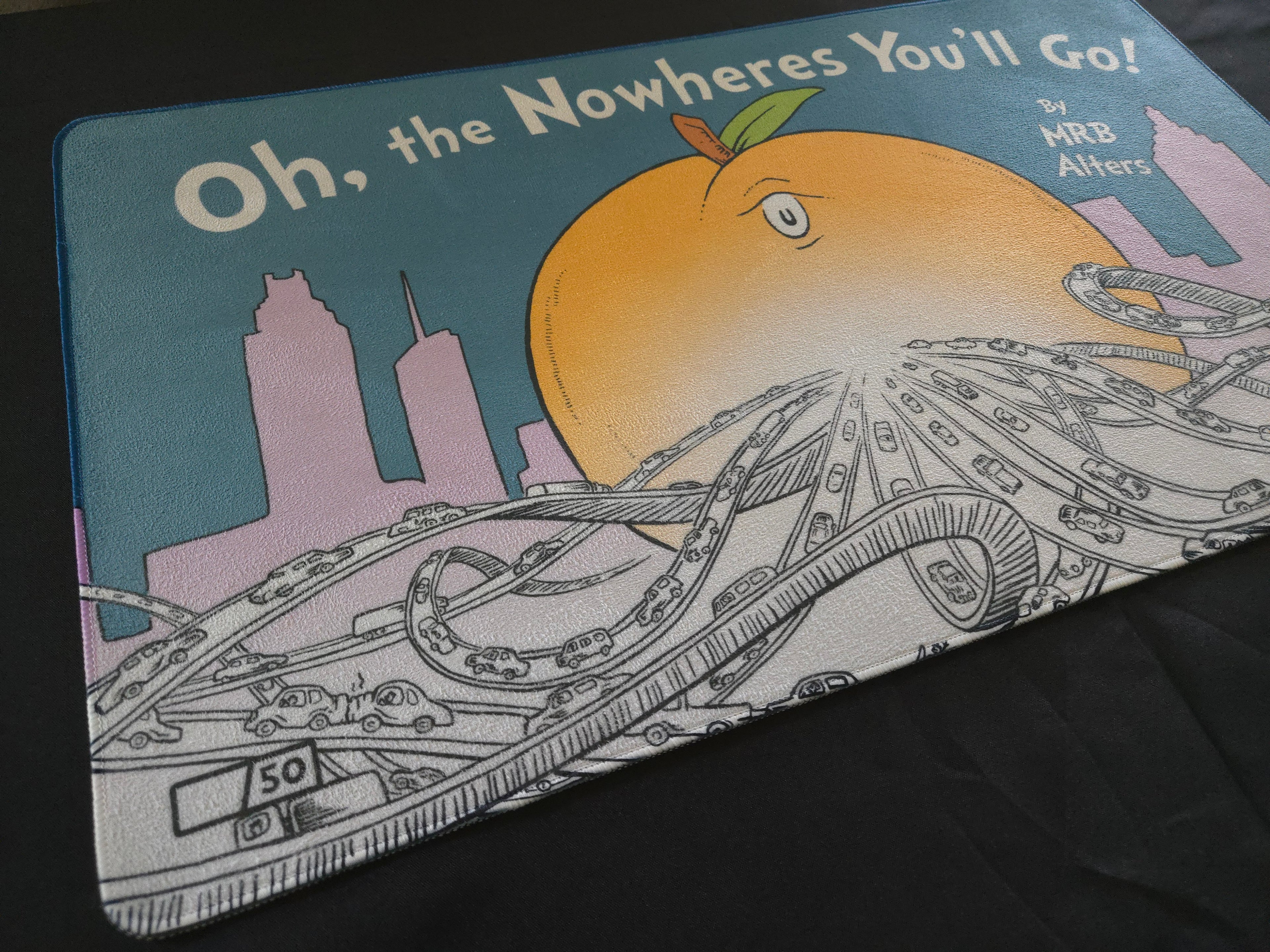 "Oh, the Nowheres You'll Go!" Whimsical Atlantakul Playmat