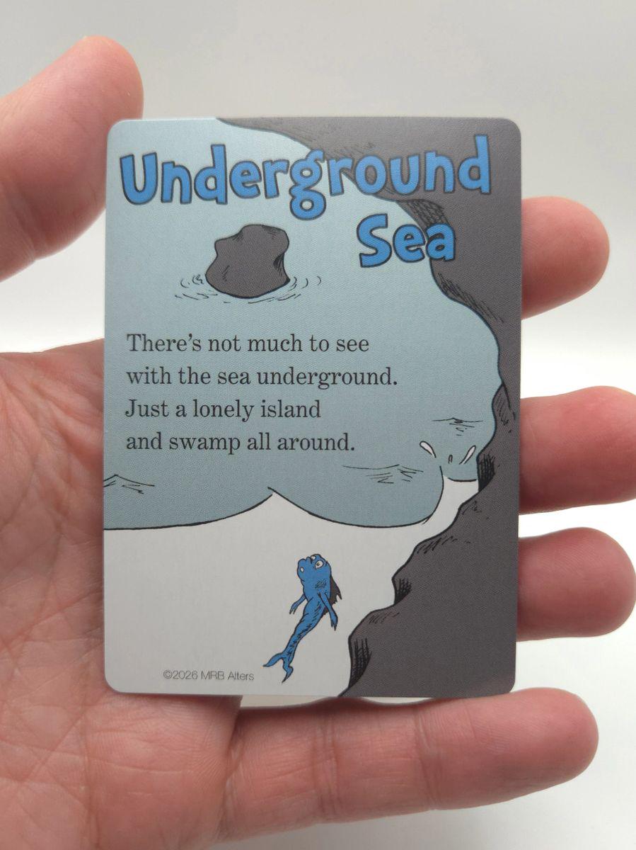 Whimsical Underground Sea playtest card