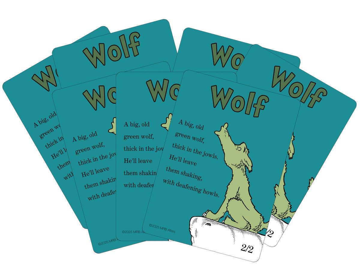 Whimsical Wolf token