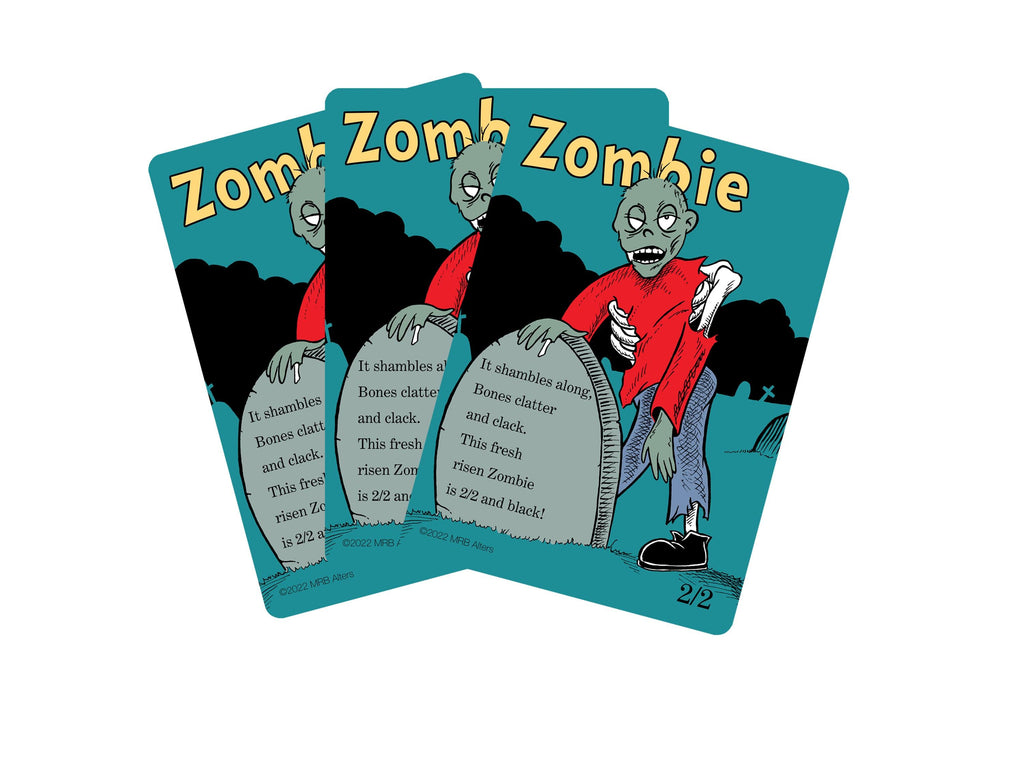 Whimsical Zombie token cards (gravestone)