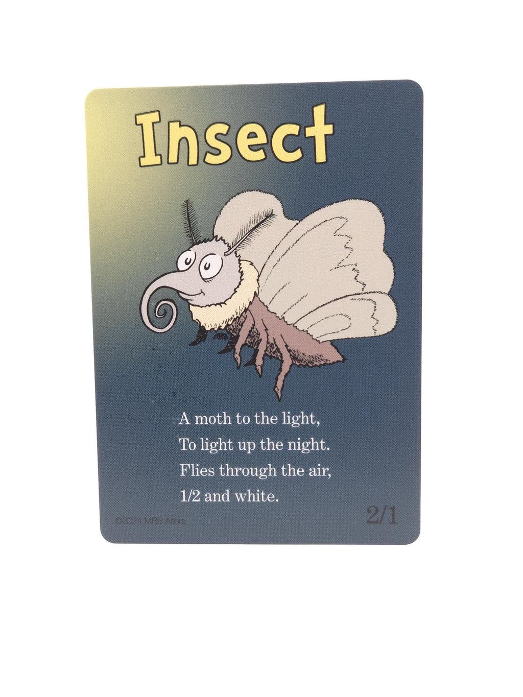 Whimsical White Insect