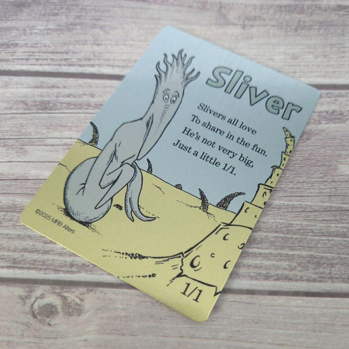 Metal Whimsical Sliver token: Printed on Aluminum