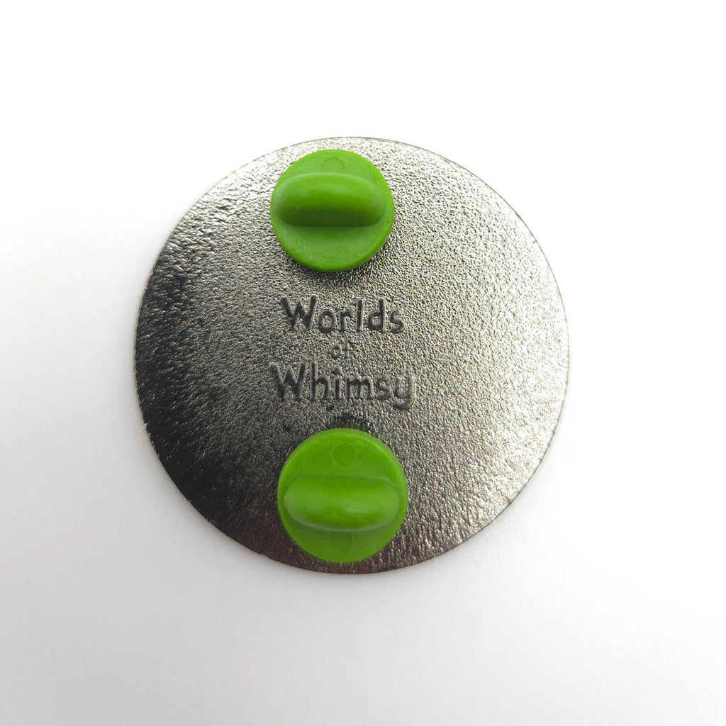 Whimsical Green Mana Fish Hard Enamel Pin
