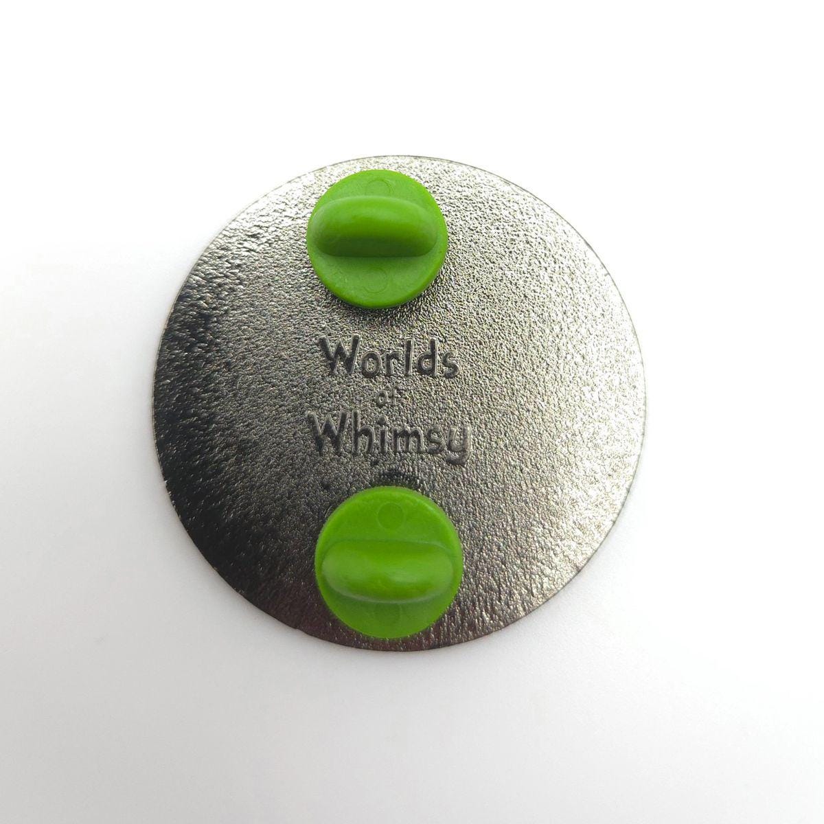 Whimsical Green Mana Fish Hard Enamel Pin