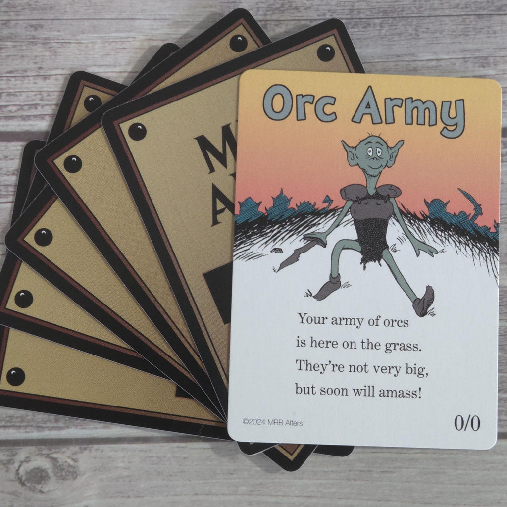 Whimsical Orc Army token