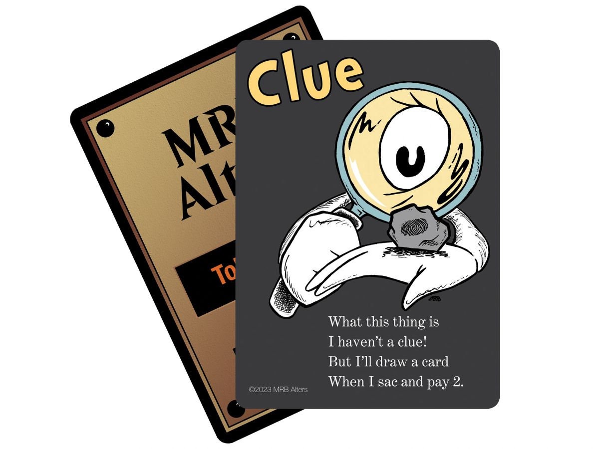 Whimsical Clue token cards