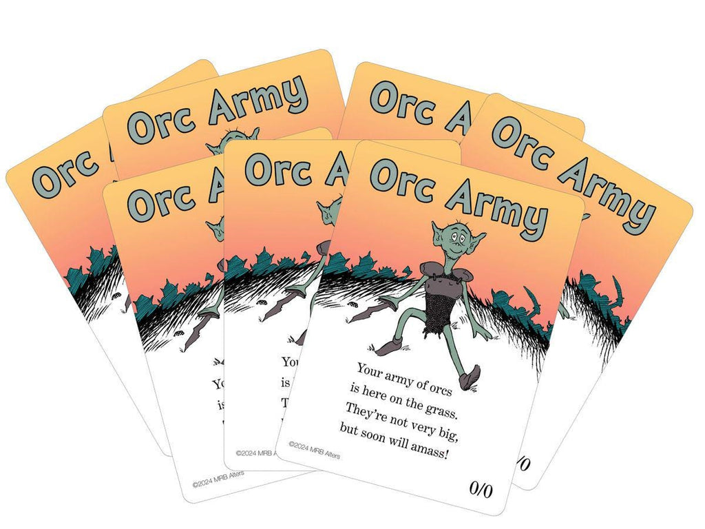 Whimsical Orc Army token