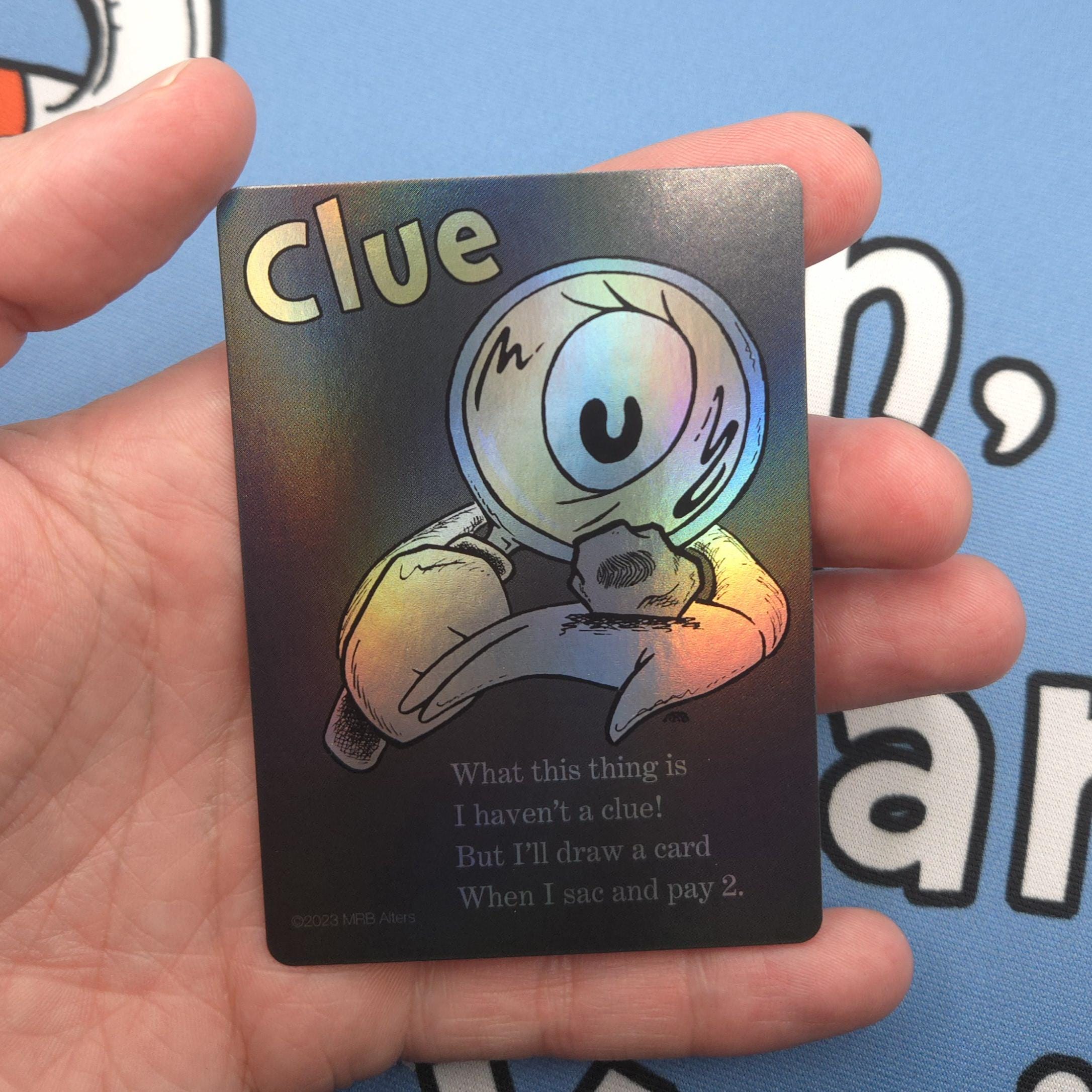 Whimsical Clue token cards
