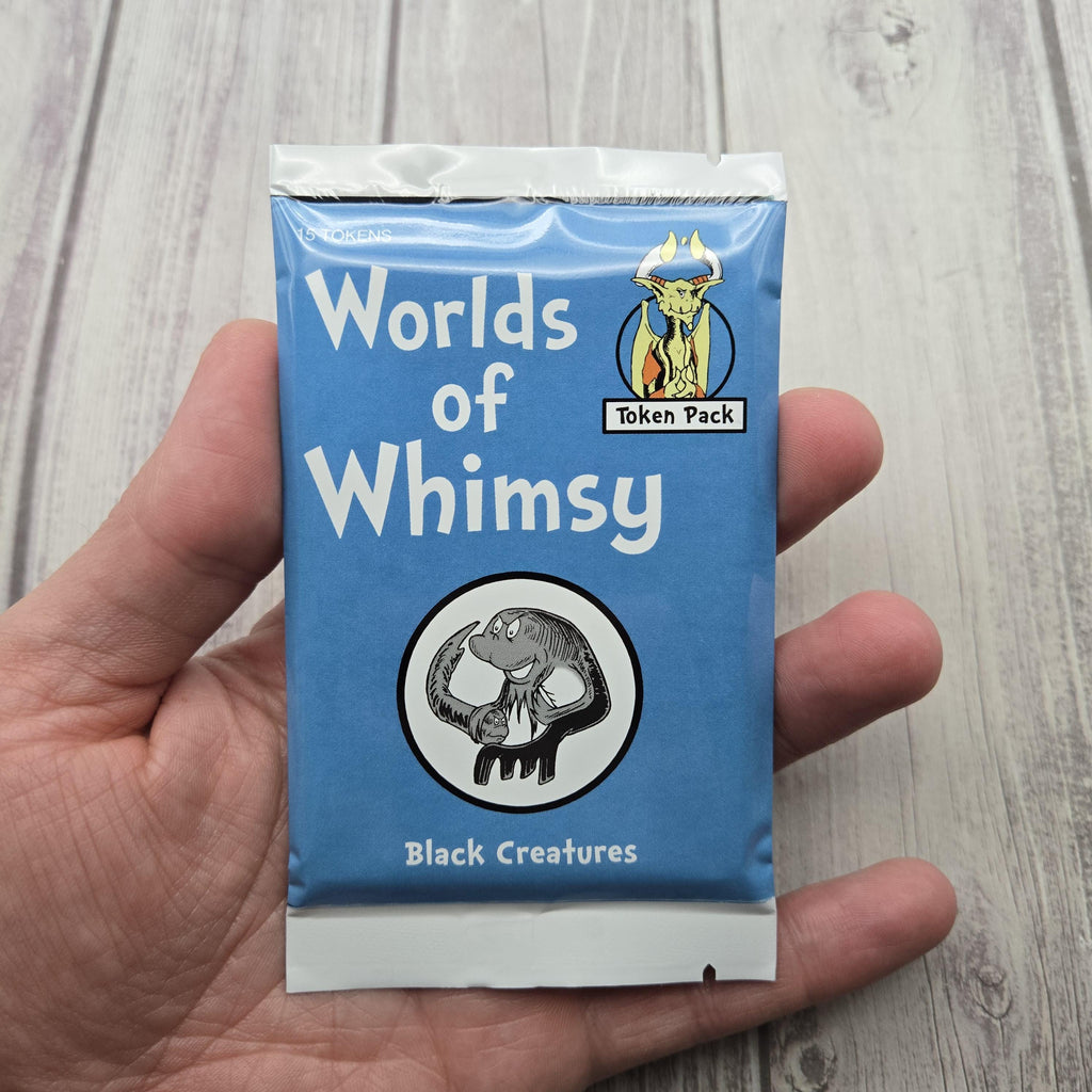 Whimsical Black Creature Booster Pack - Tokens for MTG