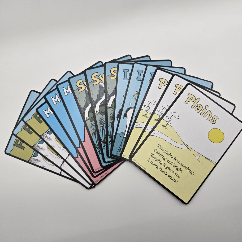 Whimsical Basic Land Booster Pack - 15 Tokens for MTG