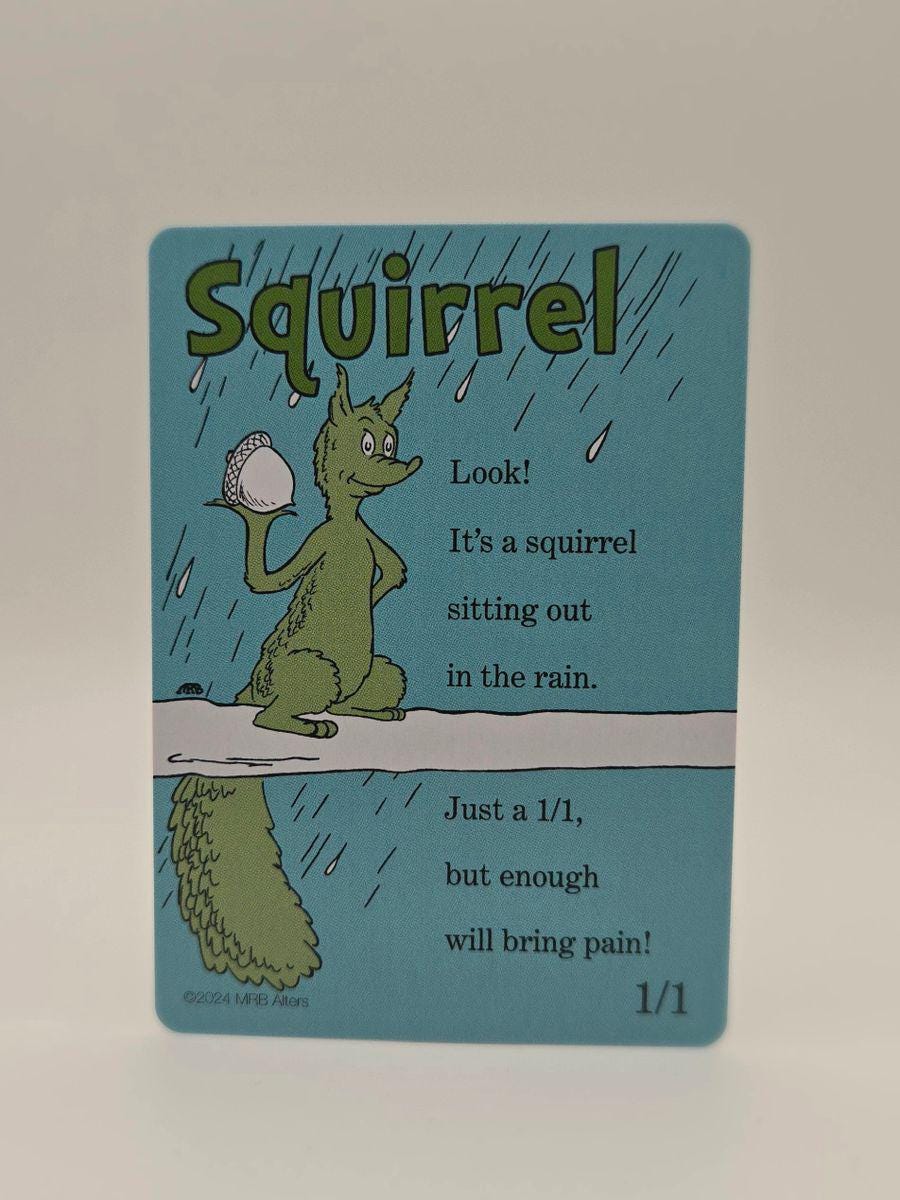 Whimsical Squirrel token