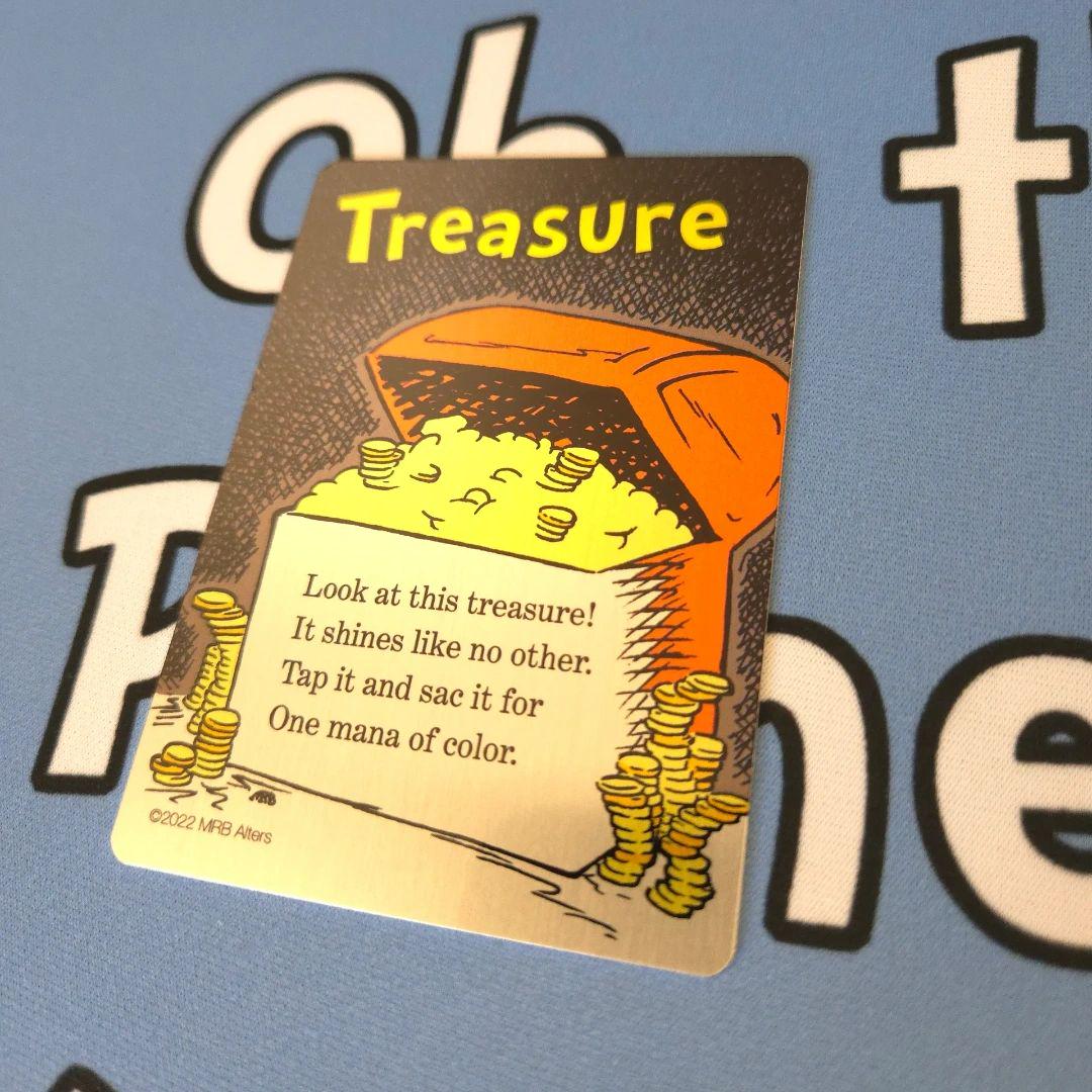 Metal Whimsical Treasure token: Printed on Aluminum