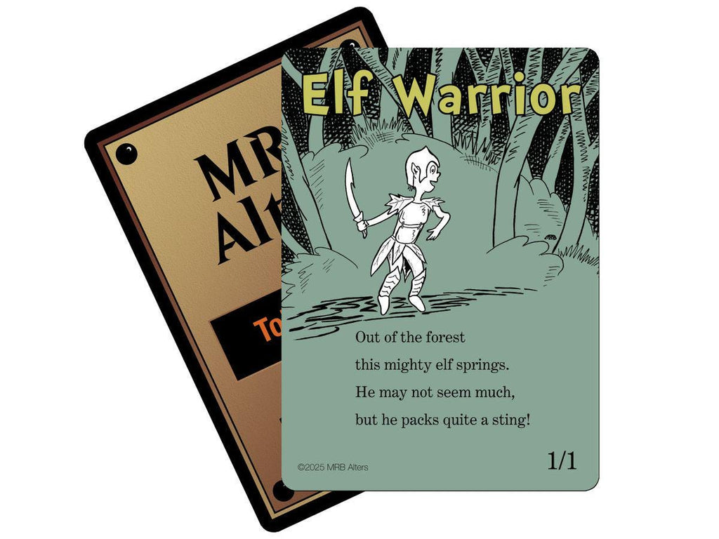 Whimsical Elf Warrior token