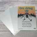 Metal Whimsical Orc Army token: Printed on Aluminum