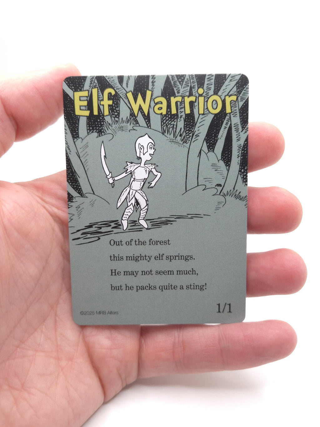 Whimsical Elf Warrior token