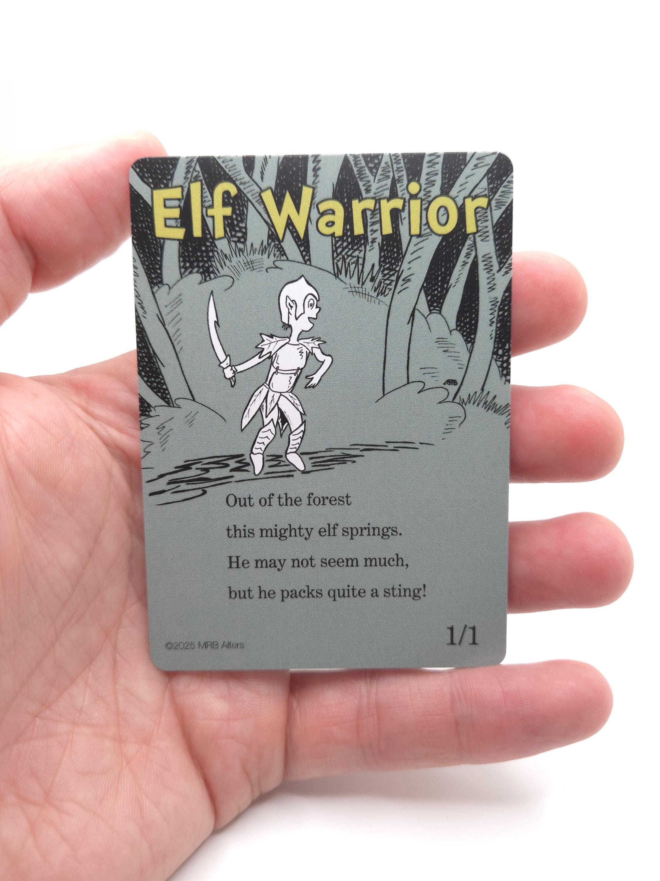 Whimsical Elf Warrior token