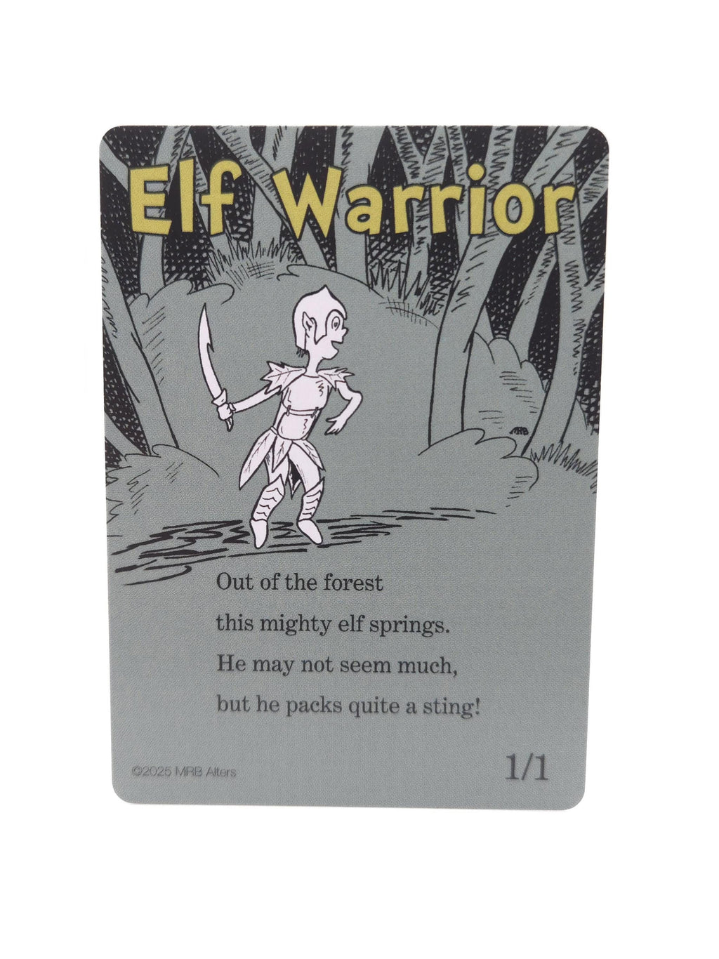 Whimsical Elf Warrior token