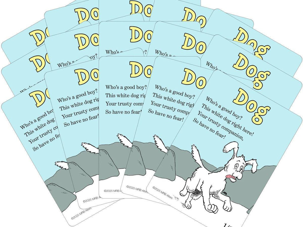 Whimsical White Dog token