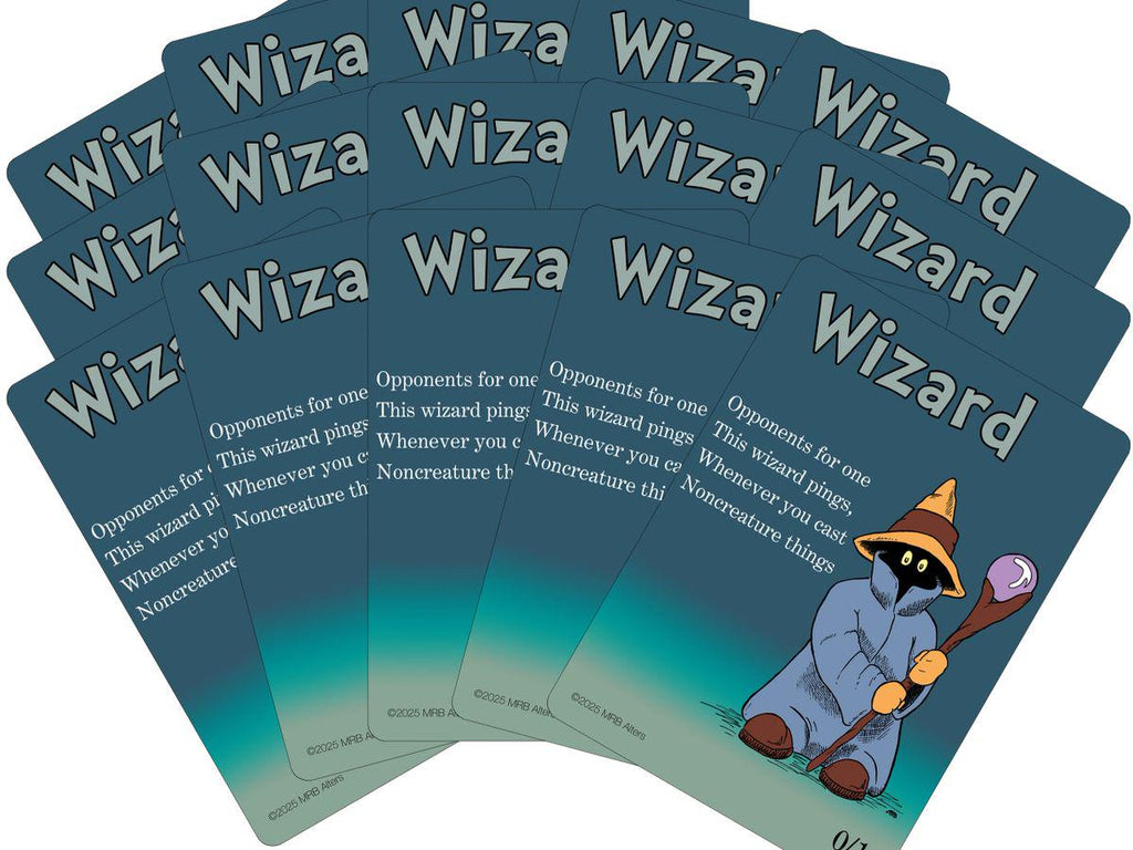 Whimsical Black Wizard token