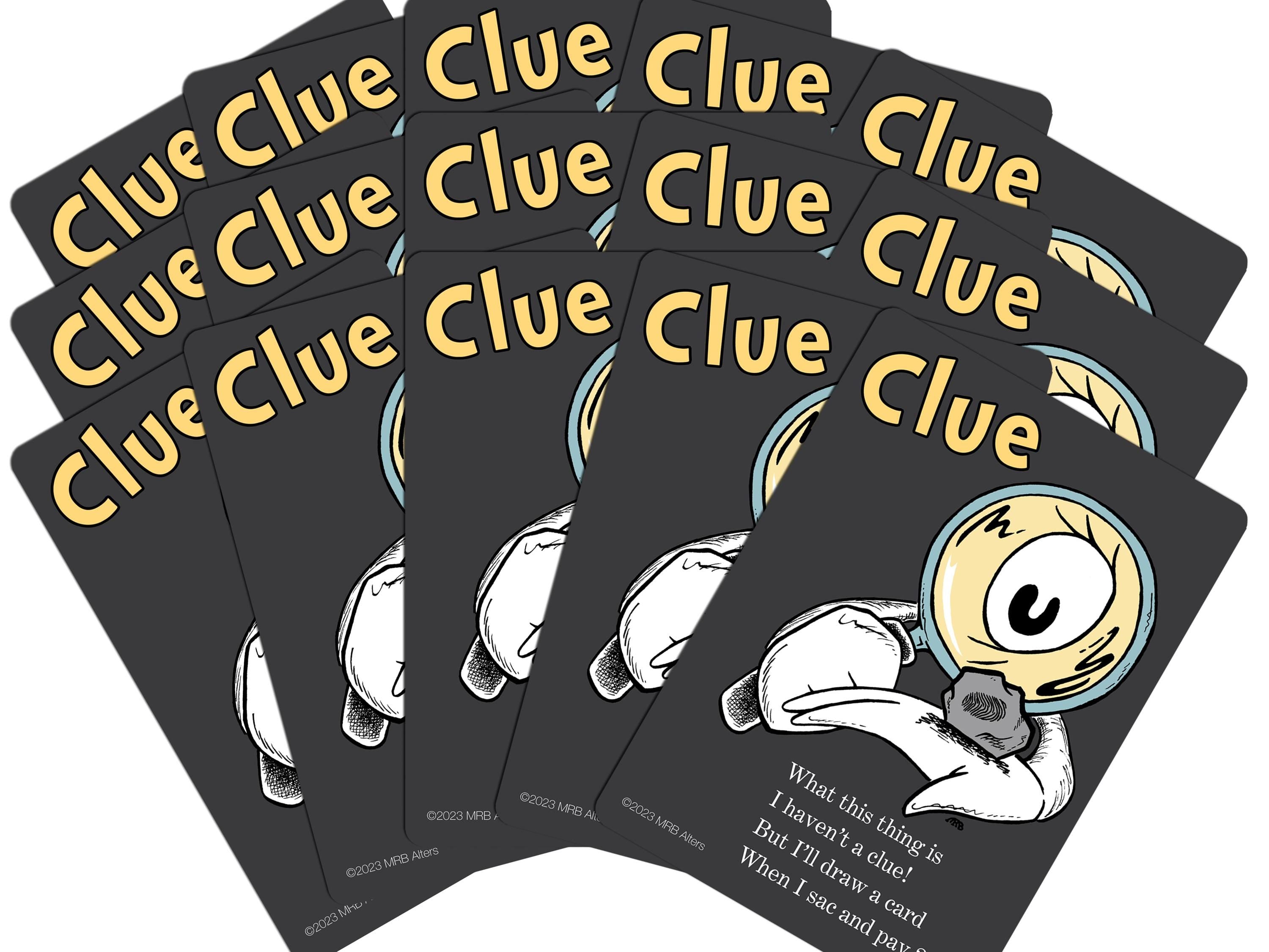 Whimsical Clue token cards