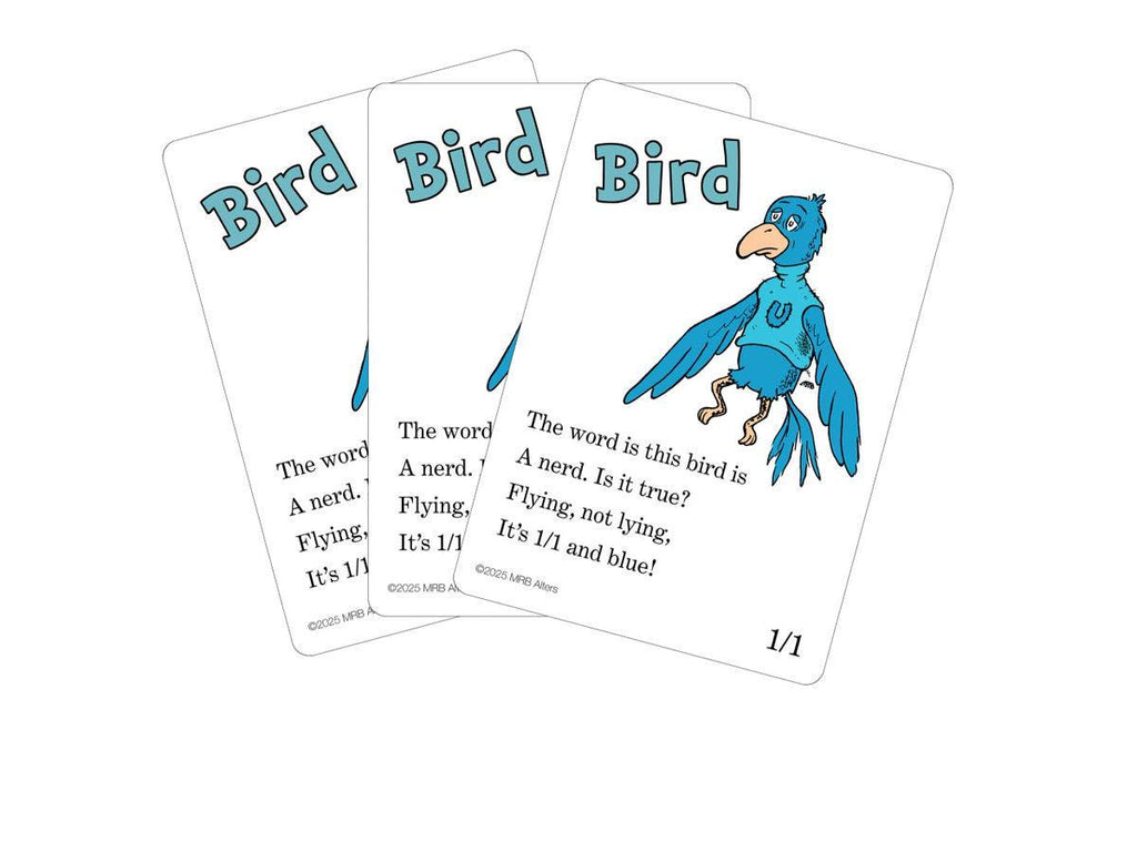 Whimsical Bird token (1/1 blue)