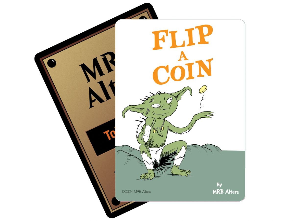Whimsical Coin Flip Trigger Reminder Token
