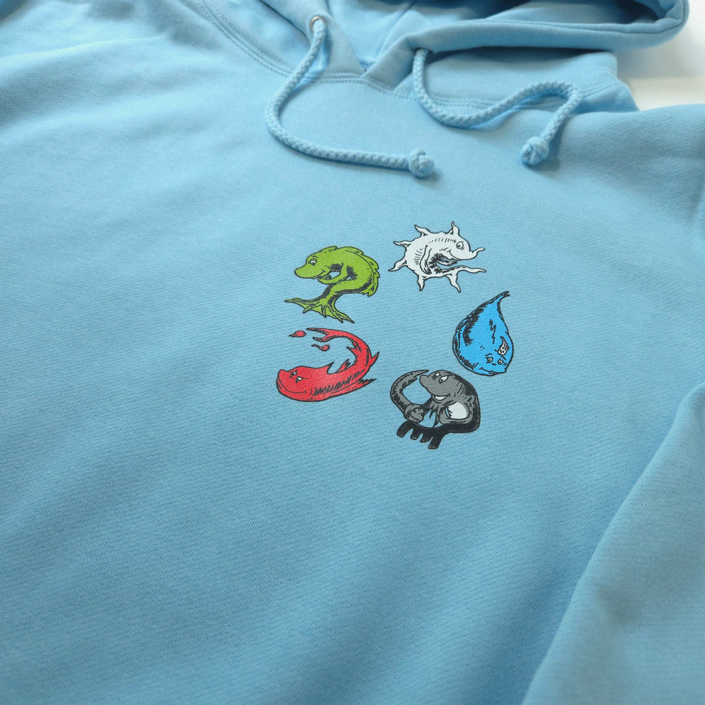 Mana Fish MTG Unisex Heavyweight Pullover Hoodie by Worlds of Whimsy