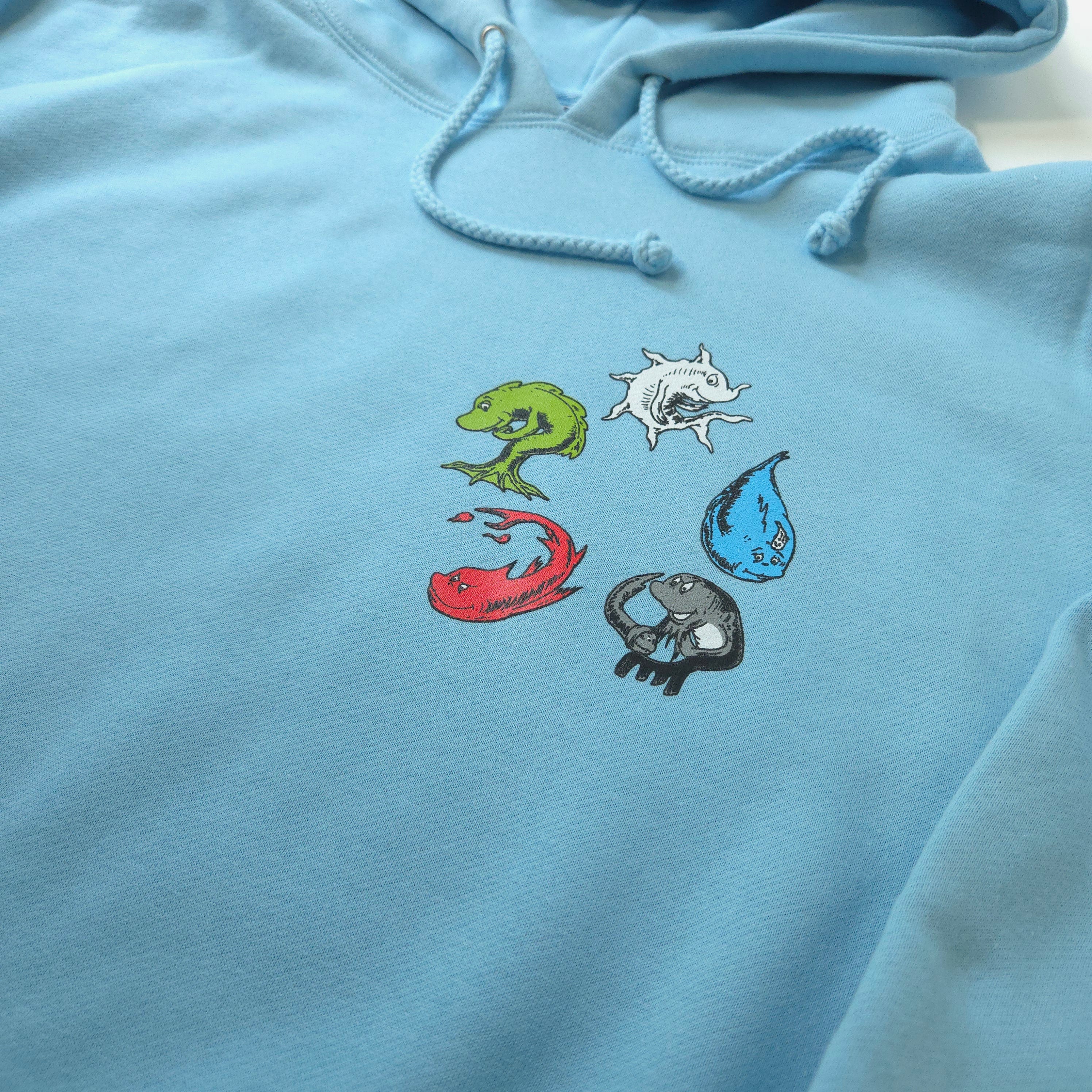 Mana Fish MTG Unisex Heavyweight Pullover Hoodie by Worlds of Whimsy