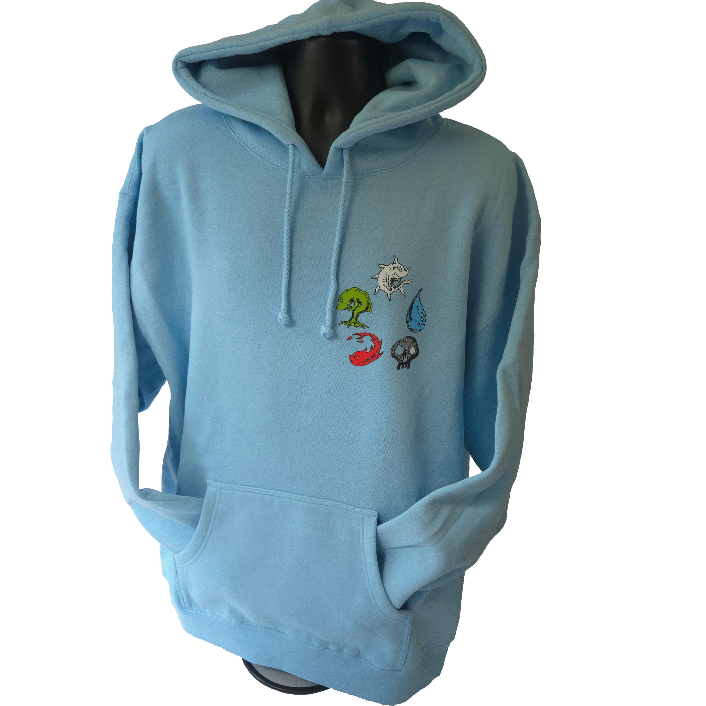 Mana Fish MTG Unisex Heavyweight Pullover Hoodie by Worlds of Whimsy