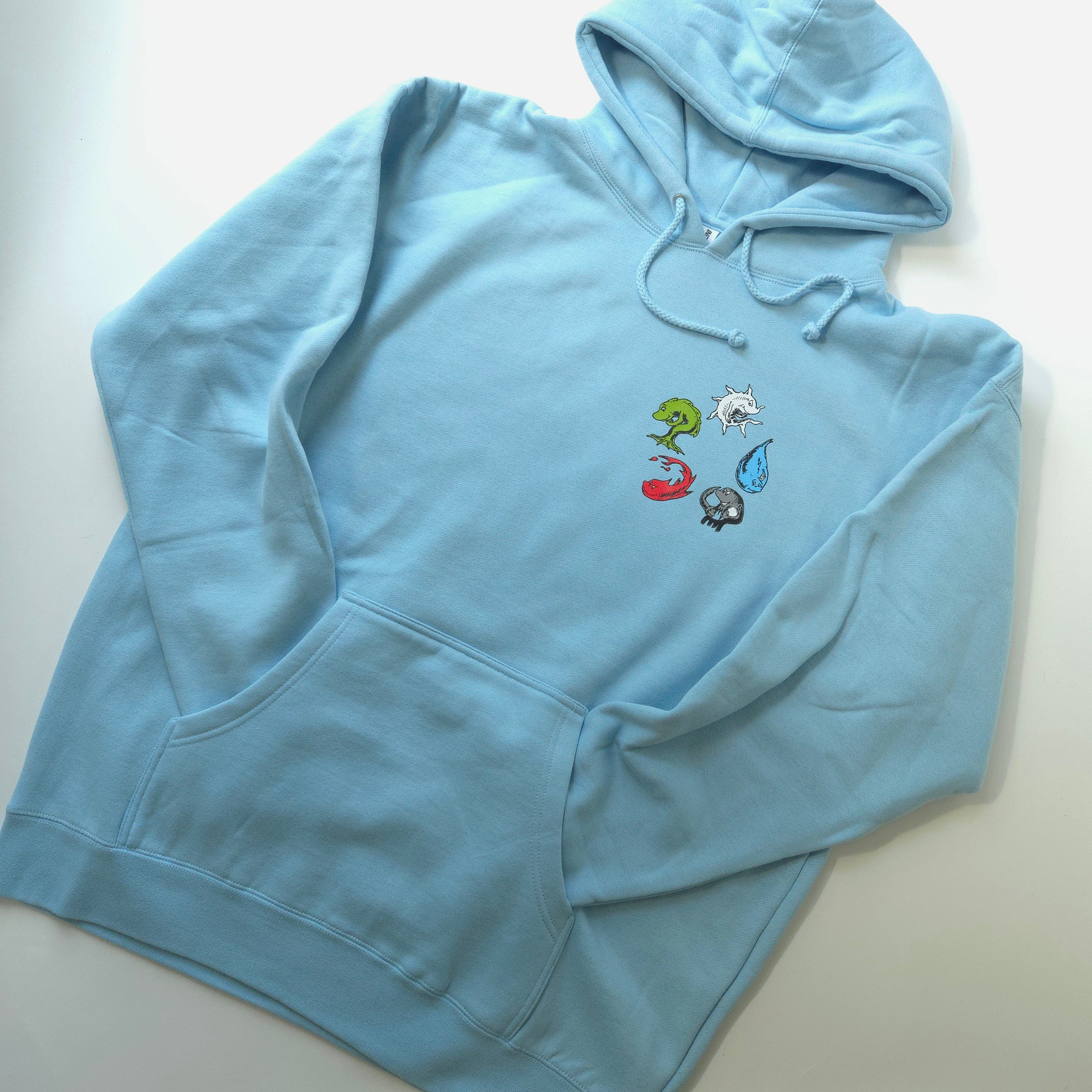 Mana Fish MTG Unisex Heavyweight Pullover Hoodie by Worlds of Whimsy