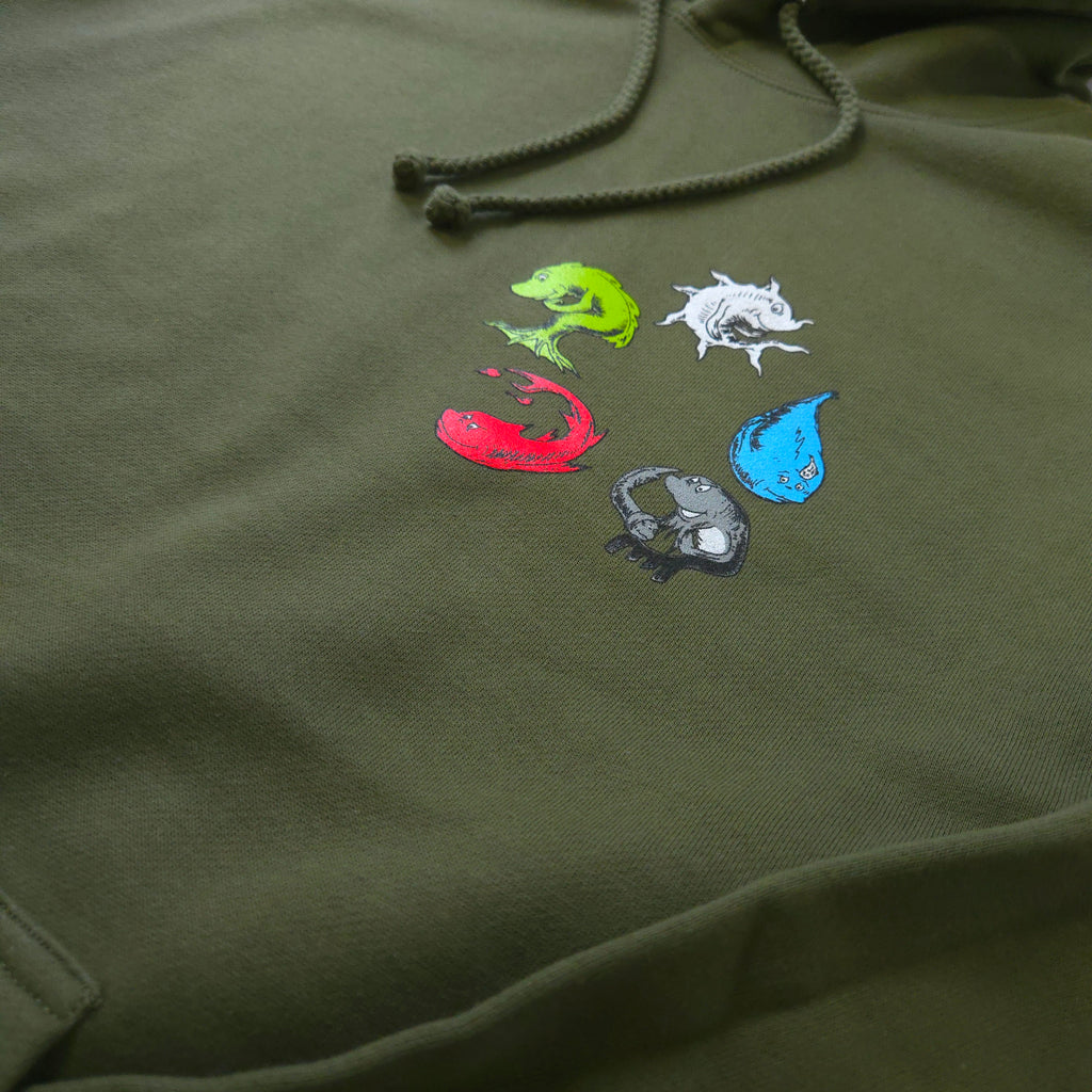 Mana Fish MTG Unisex Heavyweight Pullover Hoodie by Worlds of Whimsy