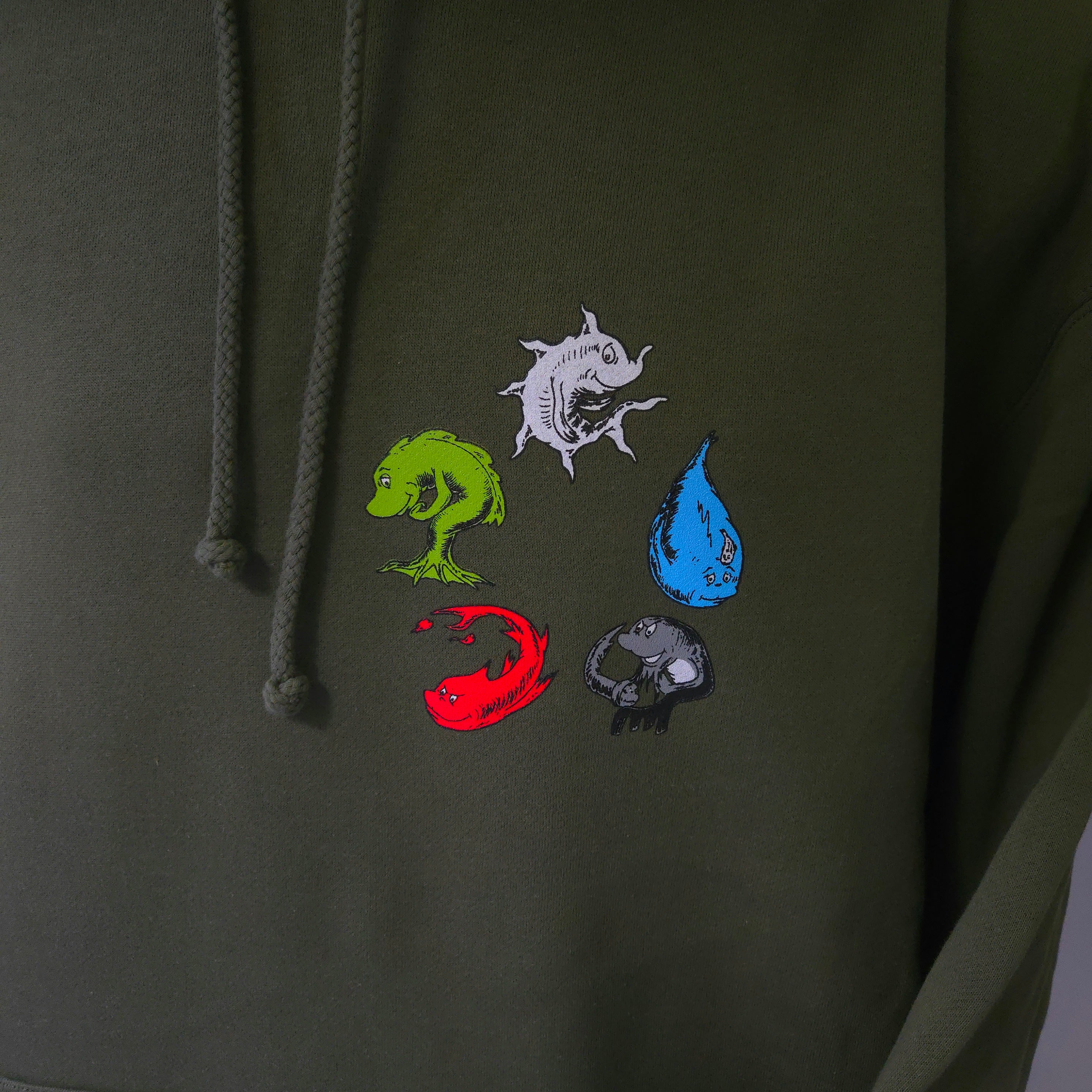 Mana Fish MTG Unisex Heavyweight Pullover Hoodie by Worlds of Whimsy