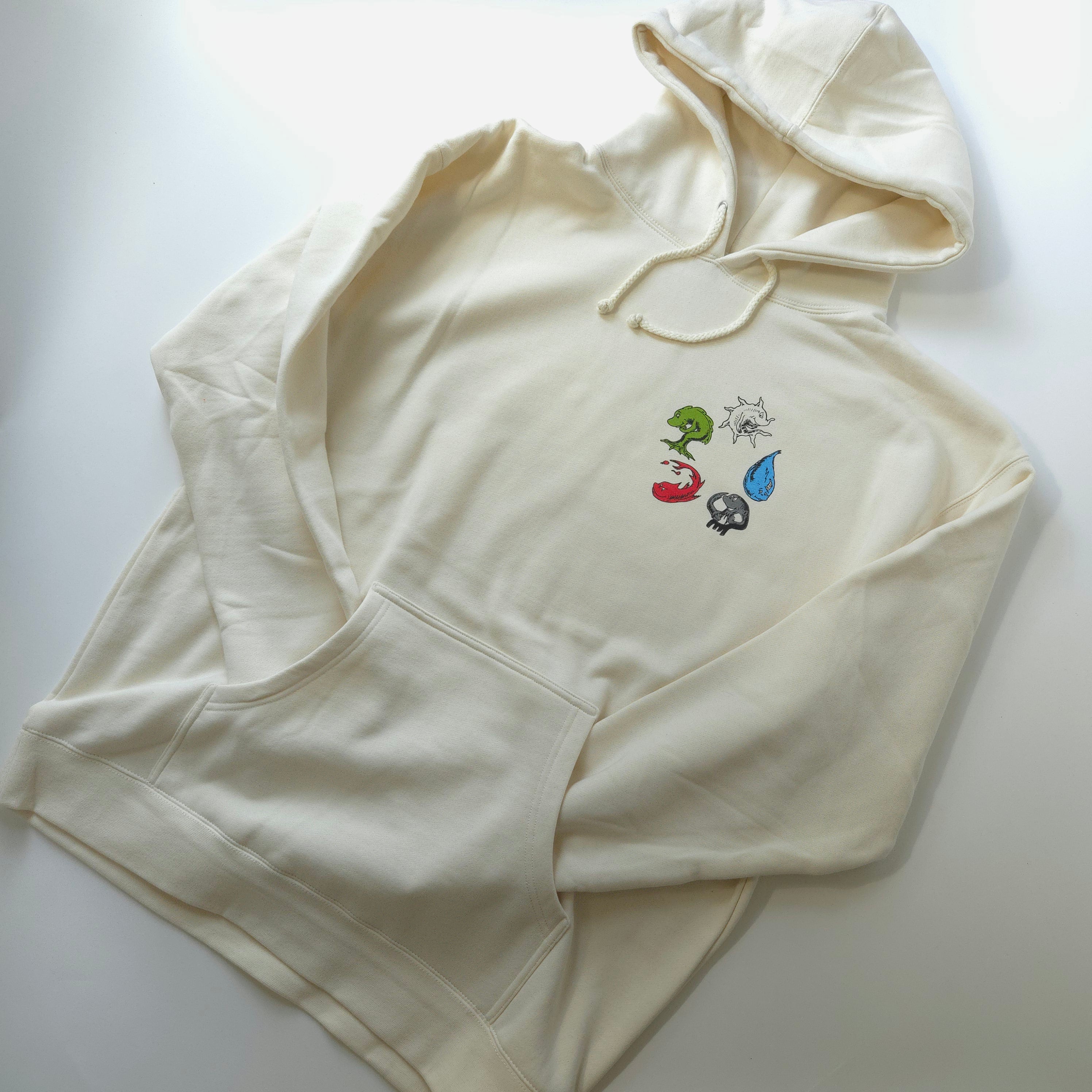 Mana Fish MTG Unisex Heavyweight Pullover Hoodie by Worlds of Whimsy