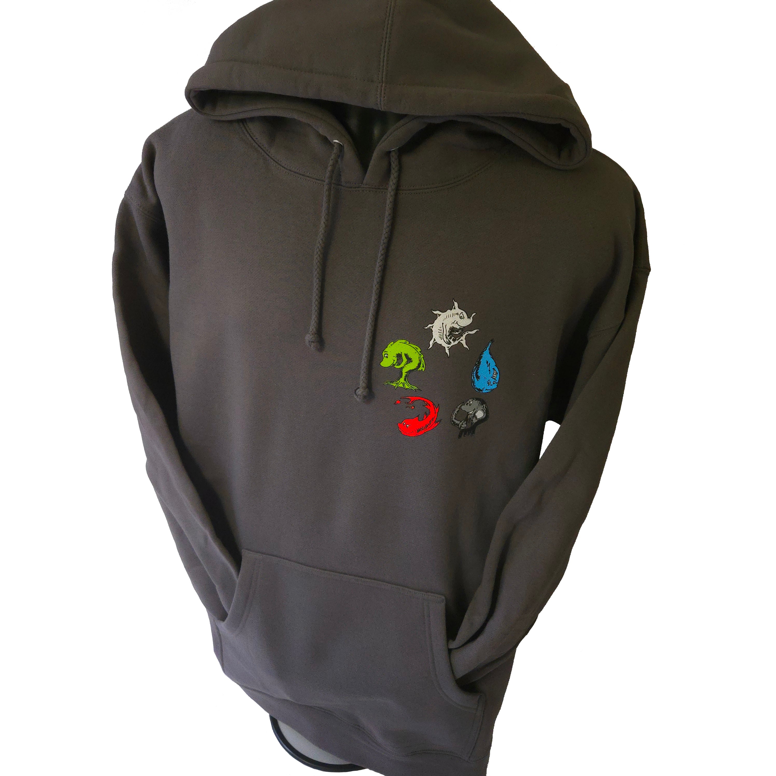 Mana Fish MTG Unisex Heavyweight Pullover Hoodie by Worlds of Whimsy