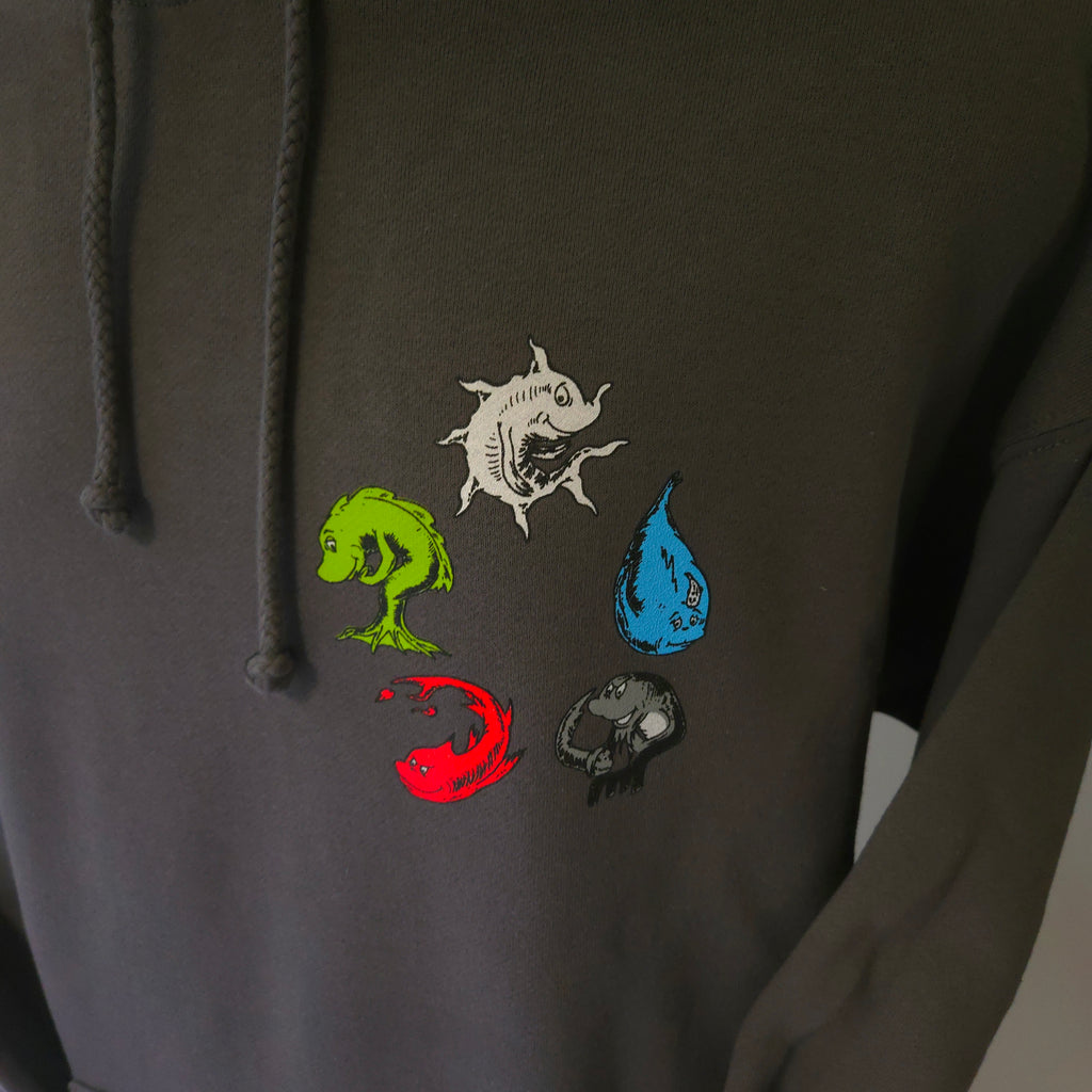 Mana Fish MTG Unisex Heavyweight Pullover Hoodie by Worlds of Whimsy