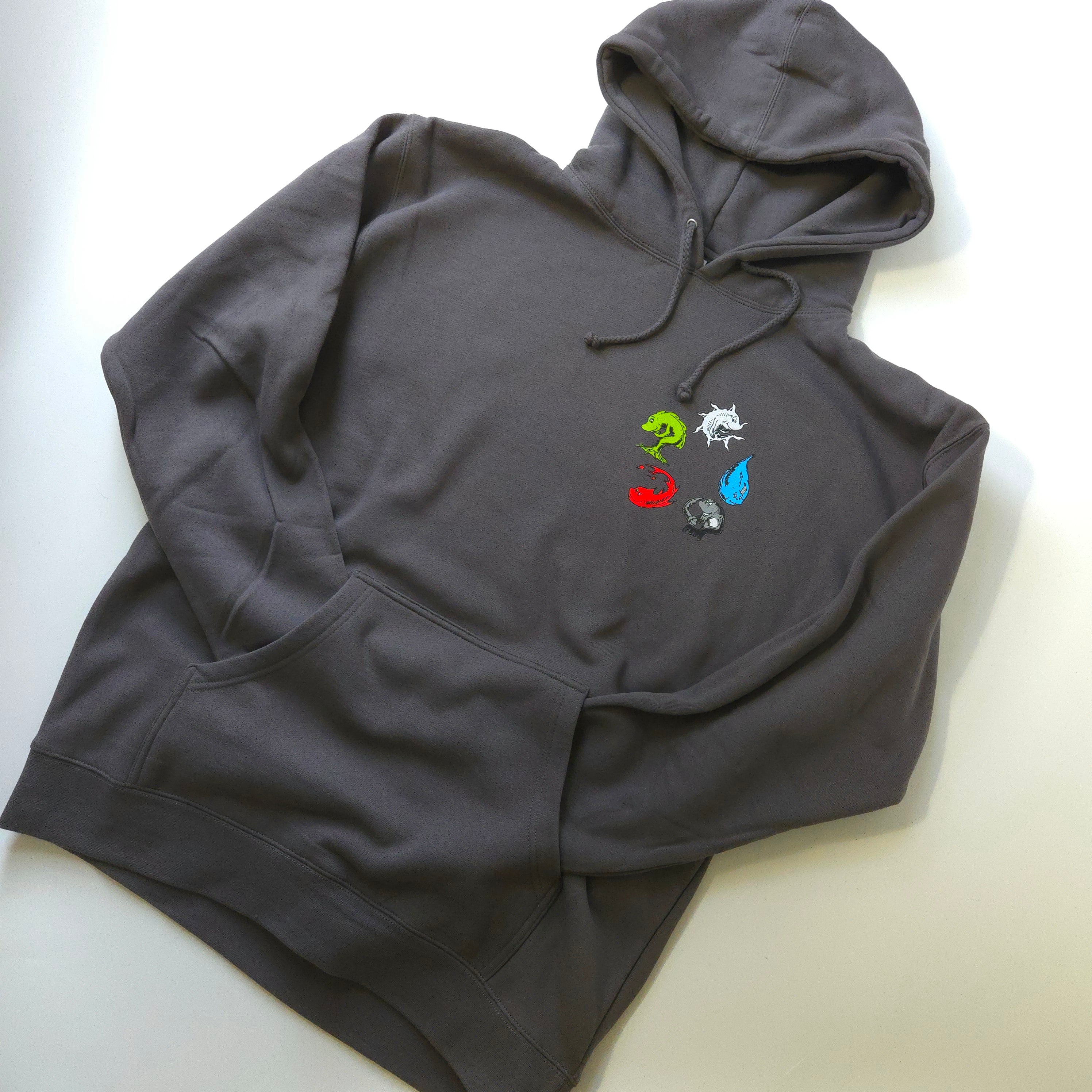 Mana Fish MTG Unisex Heavyweight Pullover Hoodie by Worlds of Whimsy