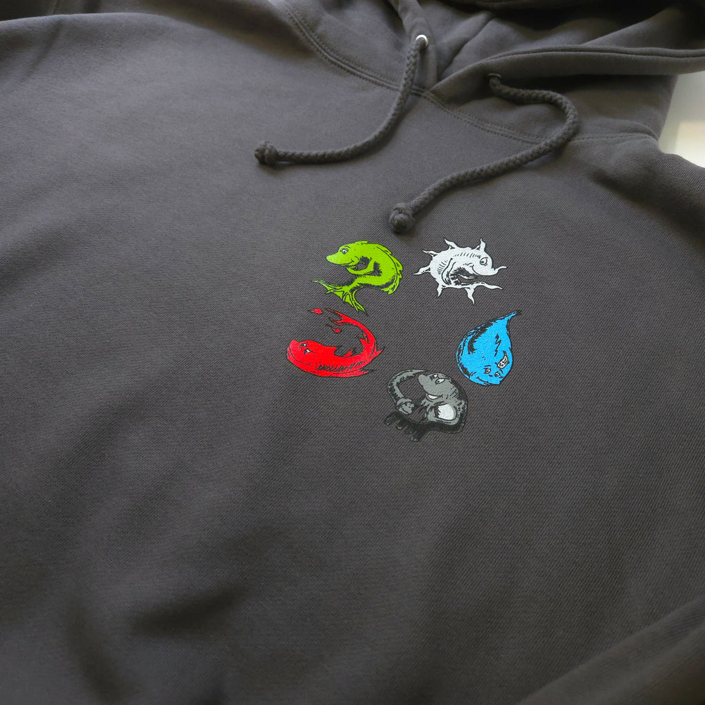Mana Fish MTG Unisex Heavyweight Pullover Hoodie by Worlds of Whimsy
