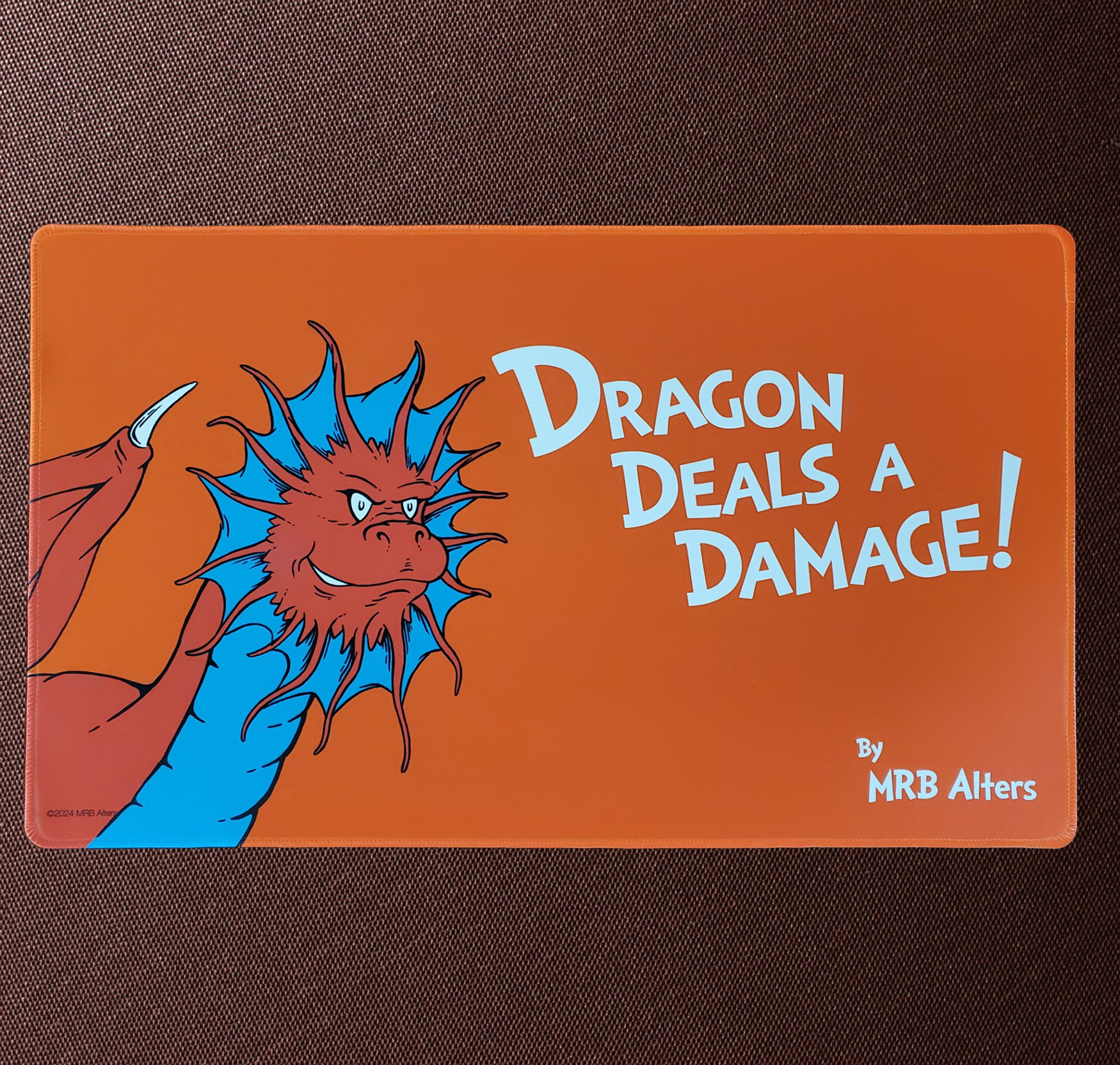 "Dragon Deals A Damage" Niv playmat
