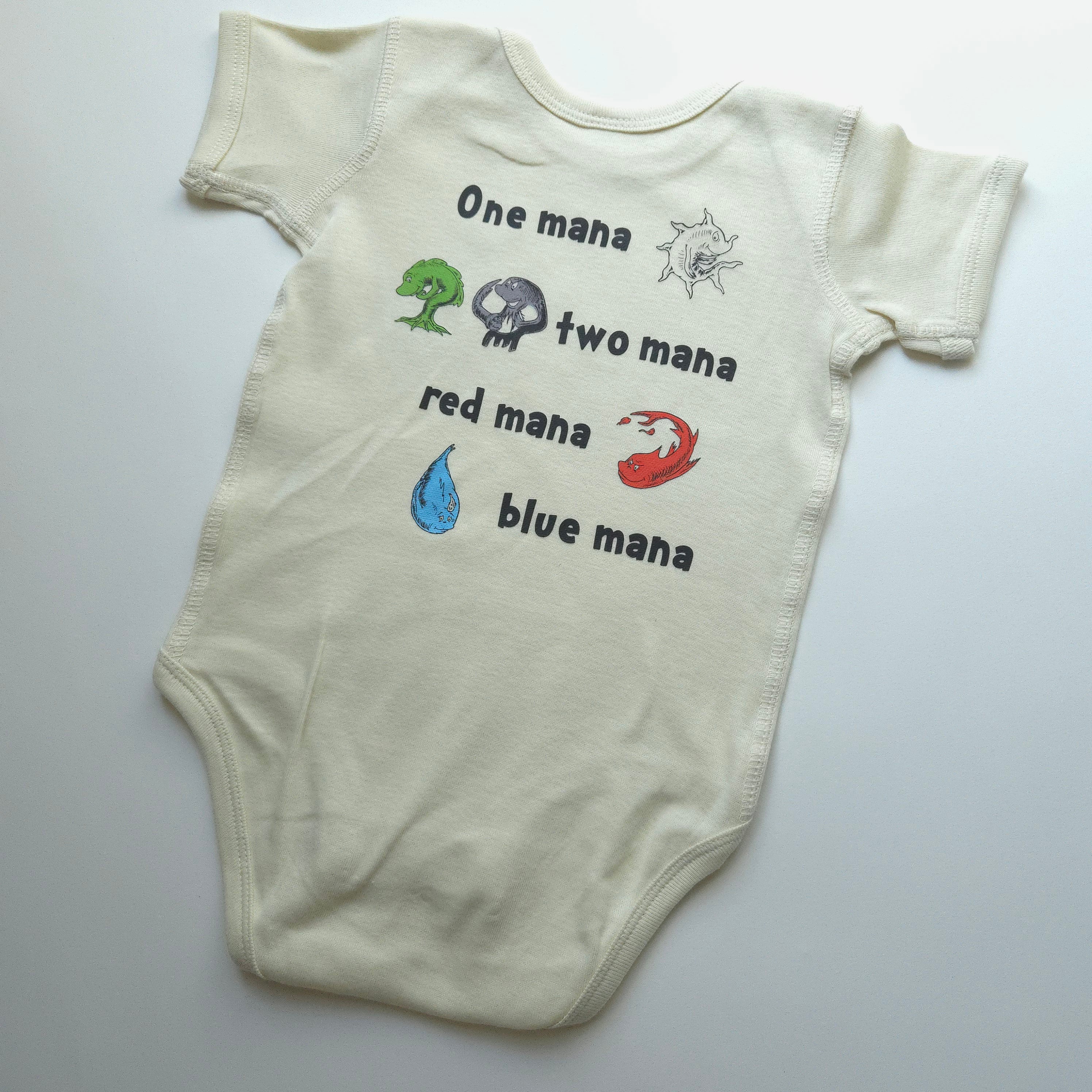One Mana Two Mana baby one-piece