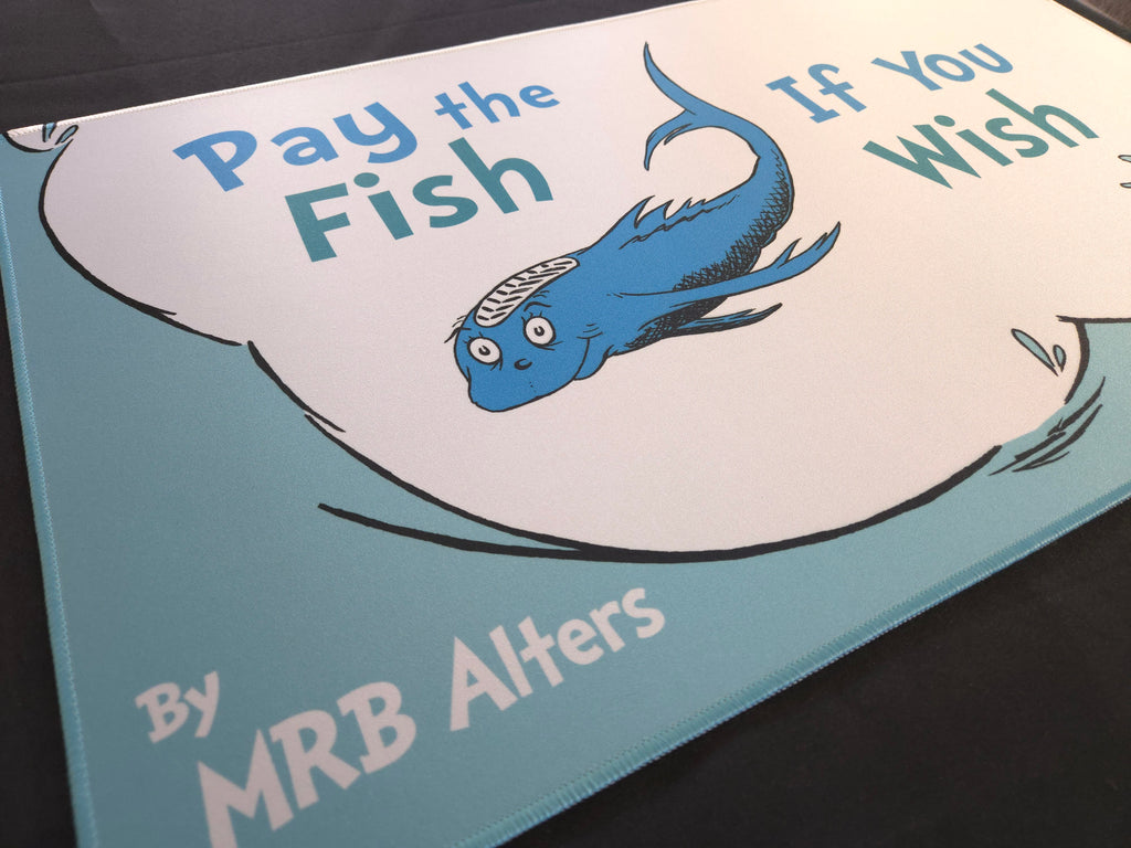 "Pay the Fish If You Wish" Whimsical Playmat