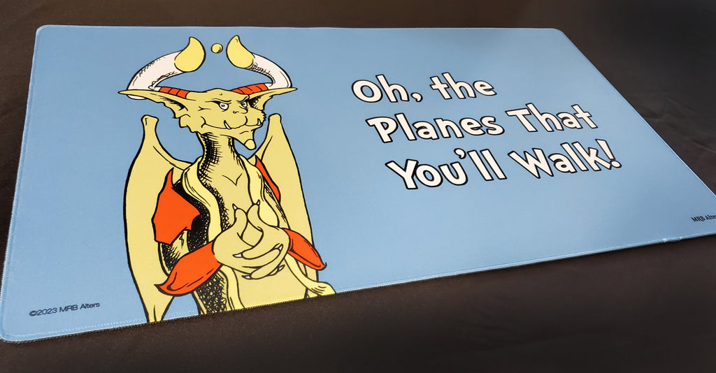 "Oh, the Planes That You'll Walk" Nicky playmat