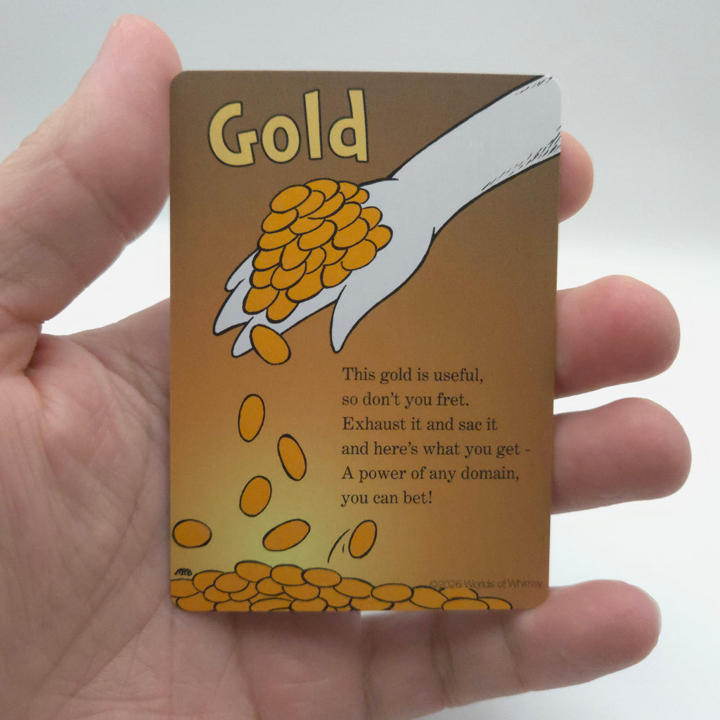 Whimsical Gold token for Riftbound