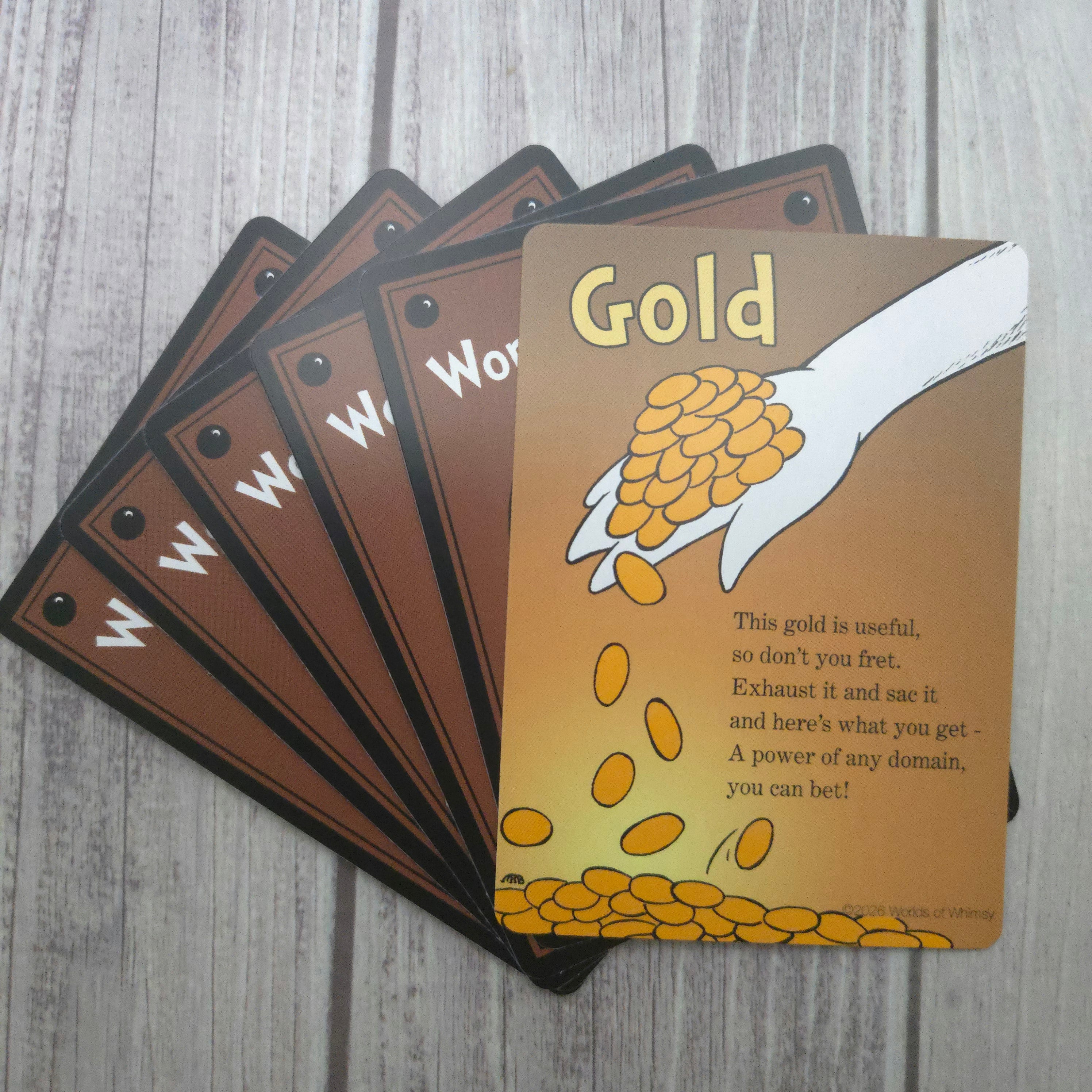 Whimsical Gold token for Riftbound