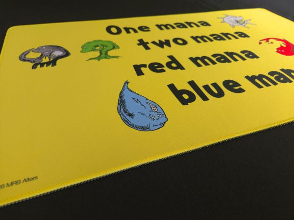 "One Mana Two Mana" Whimsical Playmat