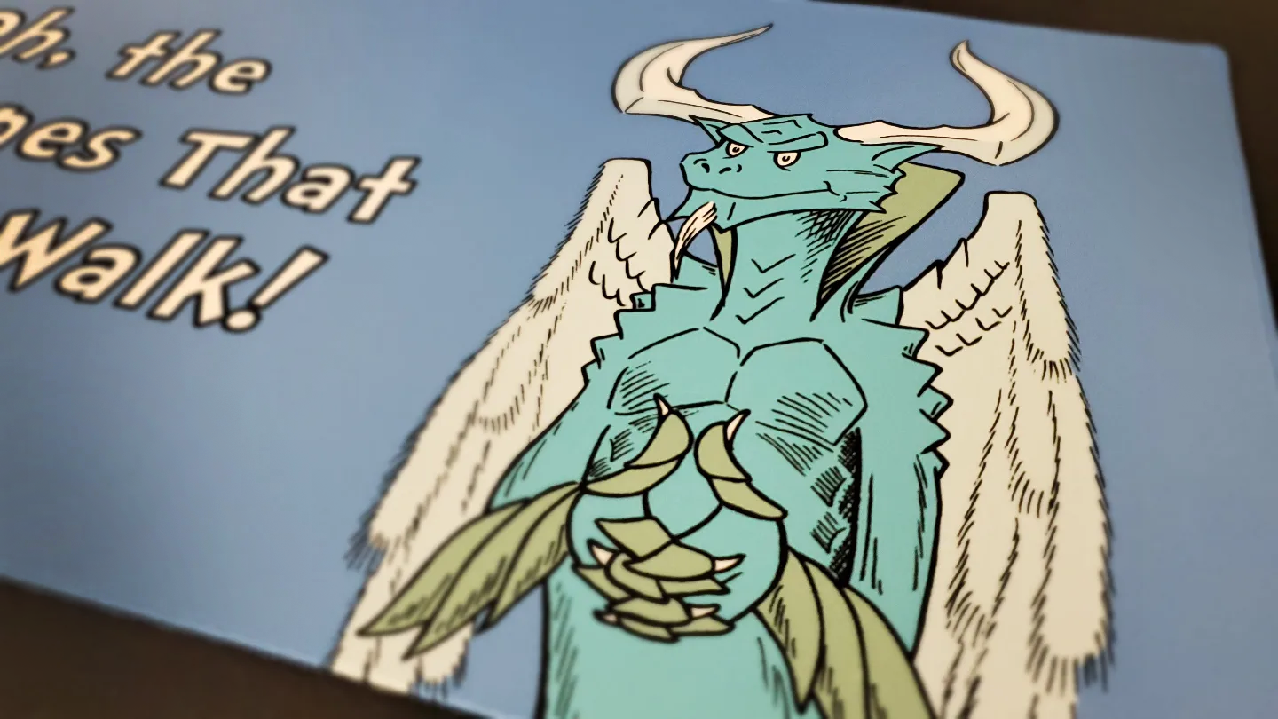 "Oh, the Planes That You'll Walk" Eugene playmat